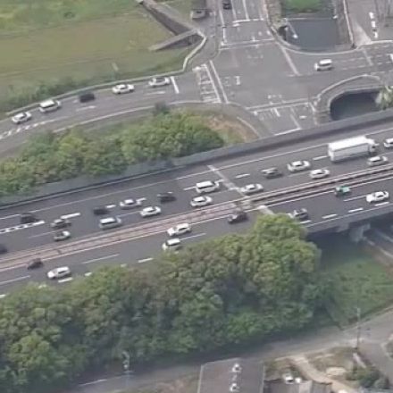 ５月５日　高速道渋滞予測　本州と四国結ぶ３橋・高知道・松山道　予測区間と時間帯