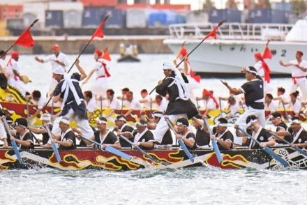 「絶対勝つ」　久米・那覇・泊　50回目の節目に闘志　きょう那覇ハーリー最終日　沖縄