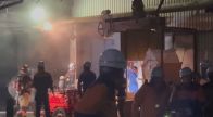 肥料の製造工場で火災　機械から出火…消火活動続く　鹿児島・日置市