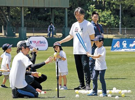 松井さん「新たなエネルギーに」　被災地の子招き教室