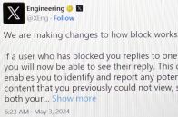 X、「ブロック」の仕様を変更　ブロックされても「返信」は見られる