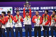 バド中国男女がともにインドネシア下し優勝 トマス杯・ユーバー杯
