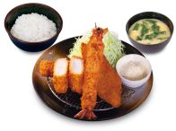 松のや、エビ・イカ・白身魚のフライを楽しむ「海鮮盛合せ定食」発売
