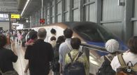 Uターンラッシュ　北陸新幹線は終日“満席”　関東などへ戻る帰省客ら　大型連休最終日