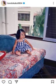 近藤夏子アナ、「#マレーシア時代」の幼少期を公開　「激カワ」「フェミニンで可愛い」と話題に