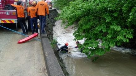 韓国、済州で３日間９８０ミリ…大雨が降った南部地方で被害続出