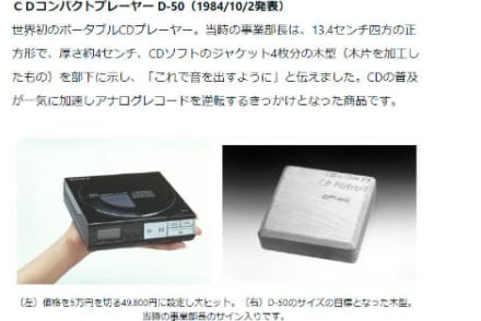 ソニー、40年前の“世界初ポータブルCDプレーヤー”発表会写真など蔵出し