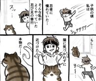 【漫画】「昔は敏感だったのに…」年を取り、反応が鈍くなった愛猫「いくつになっても愛おしい」【作者インタビュー】