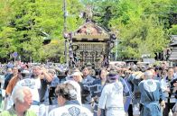例大祭、神輿威勢良く　５年ぶり通常開催　福島県いわき市内の各神社