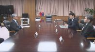 核のごみ処分場めぐり　玄海町長が経産大臣と面会　町長「思い伝えた。文献調査、粛々と判断する」