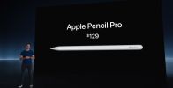 「Apple Pencil Pro」登場　「探す」機能に対応、紛失しても見つけやすく　ペンとしての機能も強化