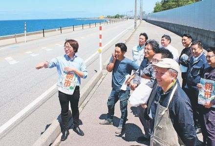 新朝市で富山・魚津市盛り上げ　水団子店代表の大野さん企画、２６日に海岸沿いを歩行者天国に