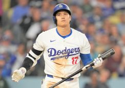 大谷翔平、7試合ぶりノーヒット　自身メジャー初4試合連続アーチならず...由伸は4勝目、ド軍は破竹の6連勝