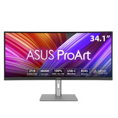 ASUS、34.1型ワイドのIPS湾曲ディスプレー「ProArt Display PA34VCNV」