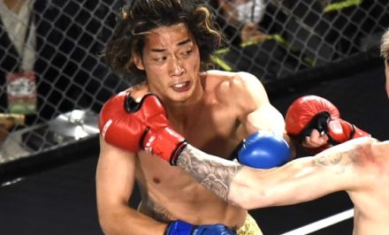 ホスト「俺に勝ったら100万円！」に挑戦者が飛びヒザKO！”瓜田「凄げぇ、1分で100万」