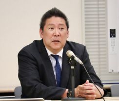 Ｎ党・立花孝志氏、会見後の維新・中条きよし氏に直接〝移籍オファー〟NHK問題でまさかの意見一致