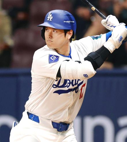 大谷翔平、マーリンズ戦に「２番・ＤＨ」で先発出場　リーグ１０冠と絶好調　得意のデーゲーム