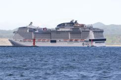 強風で函館に入港できず　最大級クルーズ船ＭＳＣベリッシマ