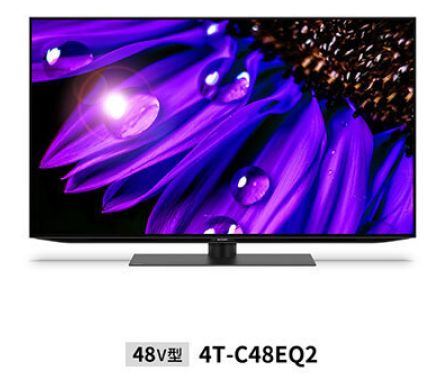 AI高画質　シャープ「EQ2ライン」48型が1位　今売れてる有機ELテレビTOP10　2024/5/9