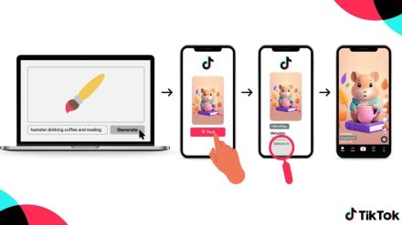 TikTok、AI生成コンテンツに自動でラベル付けを開始
