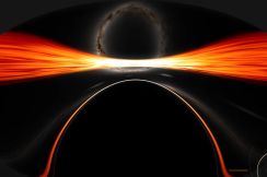 NASA、ブラックホールに落ちてゆく人の視点を映像化。掠めて飛ぶ場合もシミュレーション