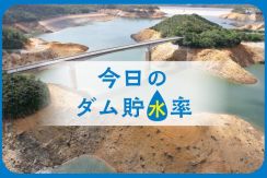きょうのダム貯水率　沖縄（10日午前0時）