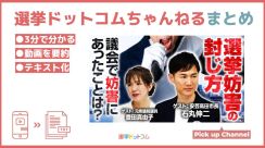 【経験者は語る】しごでき政治家を選ぶ方法（選挙妨害）