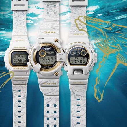 【夏におすすめ、G-SHOCKの最新モデル】30頭のイルカやクジラをデザインしたコラボモデル