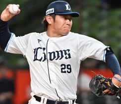 西武・青山美夏人、プロ2度目の先発は5回途中8安打3失点で降板　「今年初登板の緊張感はありましたが低めを意識して投げていた」