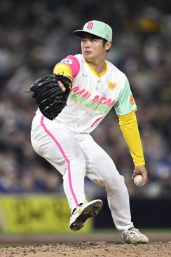 パドレス・松井裕樹が３試合連続失点　大谷翔平にも左中間二塁打を浴びる