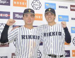 【大学野球】立大が４番・西川侑志の逆転二塁打で明大に先勝「フレッシュに振っていきました」