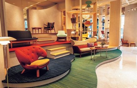 北欧家具と中近東の織物“キリム”の専門店「ロゴバ東京店」が移転オープン
