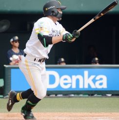 ソフトバンク育成3年目の山本恵大、今季公式戦初出場で安打　松山2軍監督「本当にシュアなバッティング」