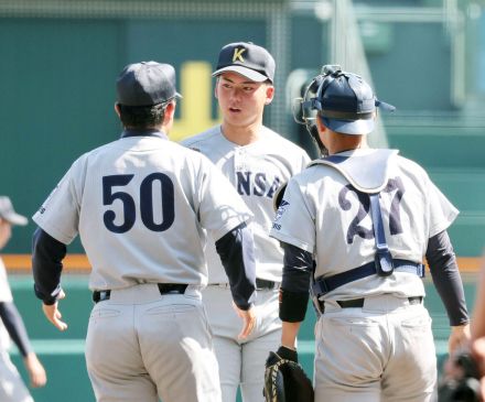 【大学野球】ドラフト１位候補の関大・金丸夢斗が腰の違和感で４回降板　２５日の近大戦には復帰か