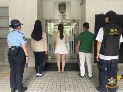 マカオのホテルで中国人の男女3人が違法売春の分配金めぐり暴力沙汰