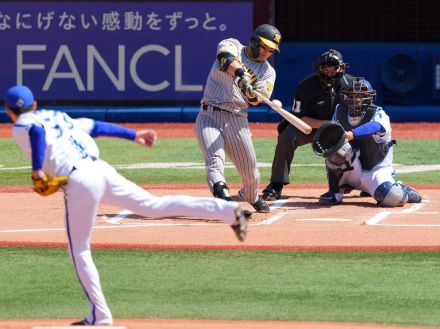 【阪神】前川右京４試合ぶりスタメンでマルチ安打「久しぶりに引っ張れた」フェンス直撃二塁打も