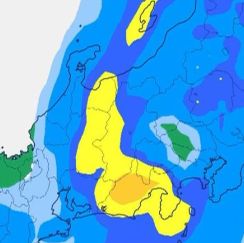 【大雨情報】12日・13日に関東甲信・東海・四国地方などで大雨のおそれ…静岡で「300ミリ」関東甲信で「150ミリ」予想…土砂災害や河川の増水などに警戒