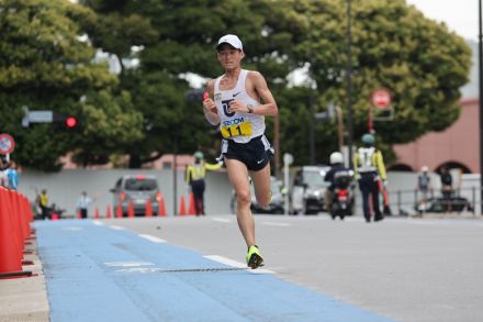 【陸上】東洋大・梅崎蓮が3年連続表彰台となる2位！ 最上級生「自分たちで東洋大を立て直そう」／関東IC