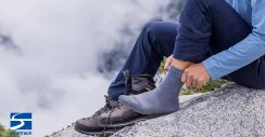 足元をドライでクールに！蒸れにくい「ラミースピンソックス」に登山用が登場だっ