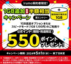 irumo、Y!mobile、UQ mobileのキャンペーンまとめ【5月12日最新版】　ミドルスマホ高額割引や最大10万ポイント還元など多数