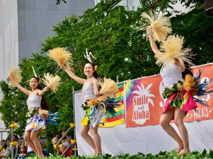 中野でハワイアンチャリティーイベント　フラガール発祥の地・福島を応援