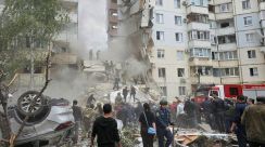 ロシア・ベルゴロド州で集合住宅崩壊、ウクライナが砲撃と当局は非難