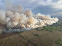 カナダ西部で山火事、数千人避難