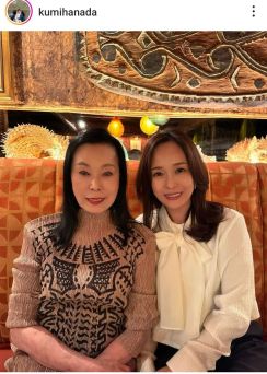 花田虎上氏の美人妻、７６歳の藤田紀子と嫁姑ショット！母の日にパシャリ「素敵なプレゼント」の声