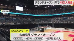 SAGAアリーナ開業から1年！これまでの来場者は約49万人に【佐賀県】