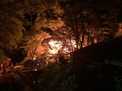 「爆発音がして炎が」長野市で空き家が全焼・出火原因は捜査中