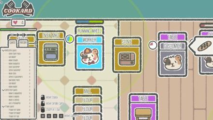 動物さん向けレストランを経営するカードゲーム『Cookard』無料配信中。かわいいけど職場は割とブラック