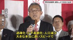 宇陀市長選挙　金剛さんが2回目の当選／奈良