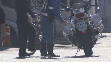 自転車の事故防止へ　岡山県警が県内99カ所で一斉に違反取り締まり　ヘルメット着用の呼び掛けも