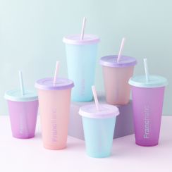 フランフラン、夏向けの食器・食品を発売「カラーチェンジタンブラー」、マーブルガラスのプレート・ストライプガラスのカップ、グラスゼリー・フルーツくずきりなど/Francfranc